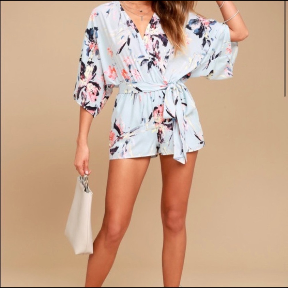 Light blue Lulu’s romper